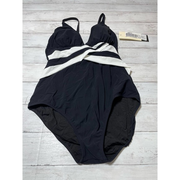 Profile by Gottex Striped Trim One Piece Swimsuit - Picture 6 of 10